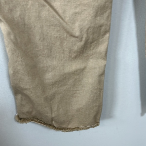 Anthropologie Pilcro The Easton Chino Pant Khaki Green Stripe Pockets Sz 29 - Picture 9 of 16